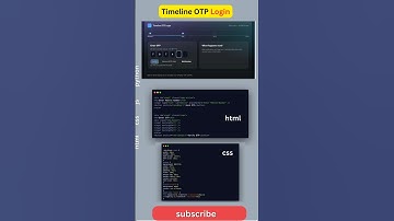 OTP Verification UI That Stands Out 🌟