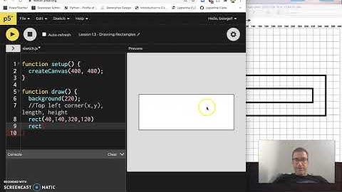 Lesson 1.4 -  Drawing Rectangles