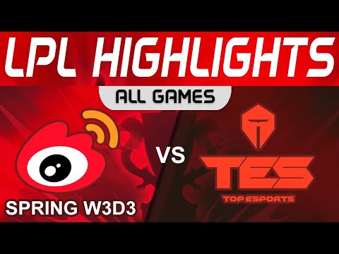 WBG vs TES Highlights ALL GAMES LPL Spring Split 2024 Weibo Gaming vs Top Esports by Onivia