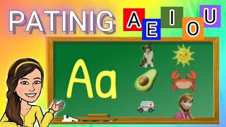 Mga Patinig Aeiou Unang Hakbang Sa Pagbasa May Mga Halimbawa At Pagsasanay