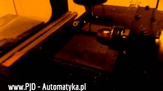 Kreatura and LinuxCNC - hobbed bolt milled on 4th axis