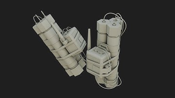 BLENDER 2.8: Modeling An Alien Isolation Pipe Bomb (Part 5)