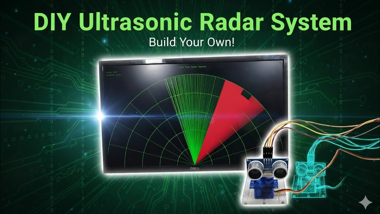 How to Make a Radar System with Arduino and Ultrasonic Sensor | DIY ...