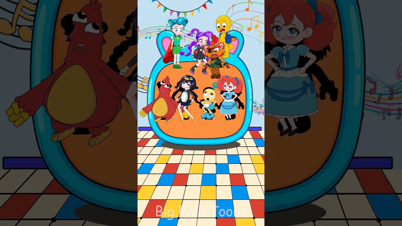 POV: Can You Find the Right Shadow? Help Team Lily Lovebraids vs Gugugaga! #poppyplaytime #gugugaga