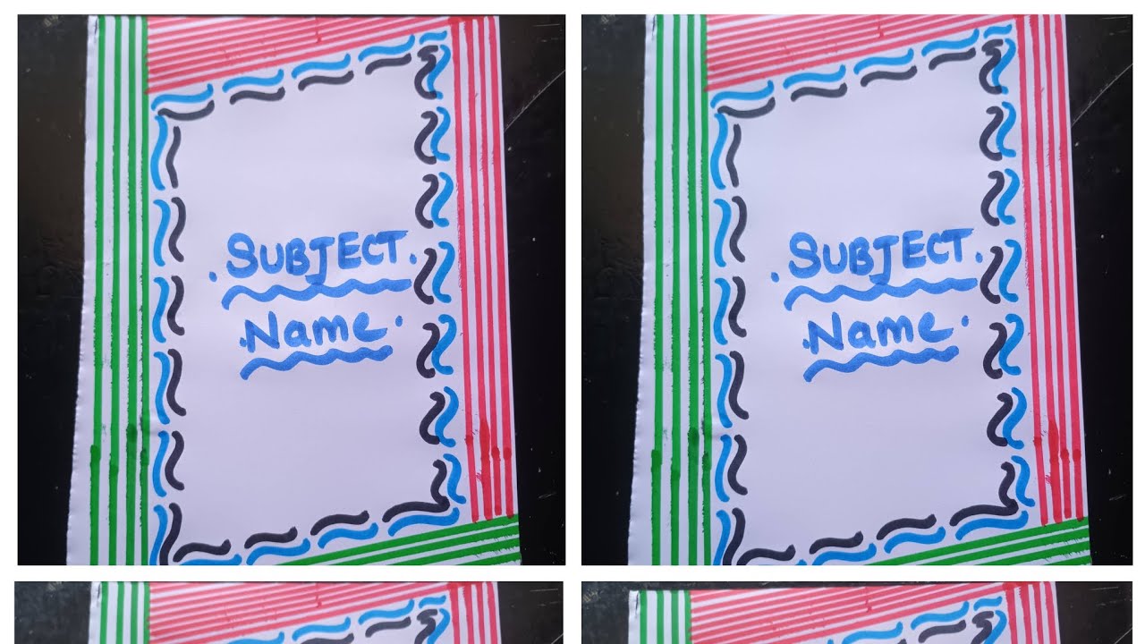 A Super Duper😍 border designs/project work designs/File/Front page designs for school,collegeproject