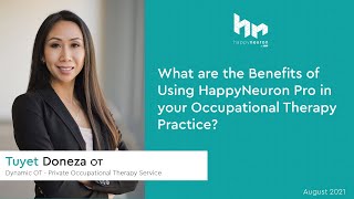 Benefits of Using HappyNeuron Pro | Dynamic OT + HappyNeuron Pro