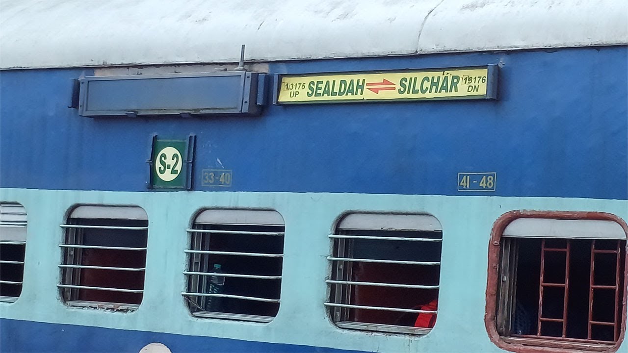 Silchar to Badarpur Train Journey || 13176 Silchar-Sealdah Kanchanjunga Express || SCL-BPB