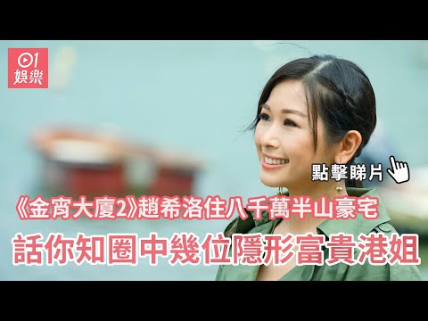 金宵大廈2｜趙希洛住八千萬半山豪宅 話你知圈中十位隱形富貴港姐