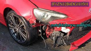 JF1ZN12B4DG010501 Toyota 86 2013