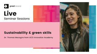 Sustainability & green skills.