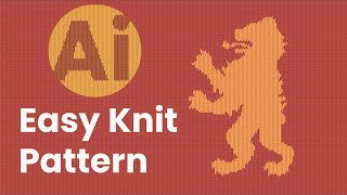 An easy knit pattern in Adobe Illustrator. How to design the knit artworks with action screenshot 2