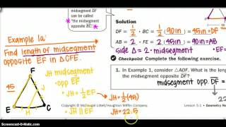5 1 Midsegment Theorem and Coordinate Proof