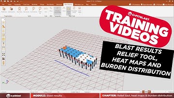 Video 28   Blast results Module   Relief tool, heat maps and burden distribution