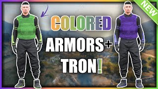 GTA5 I *NEW* COLORED BODY ARMORS Glitch With JOGGERS And TRON! (TRANSFER GLITCH) @GameTimeLive