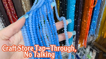 ASMR * Craft & Bead Shop Tap-through! * Fast Tapping & Scratching * Street Sounds * ASMRVilla
