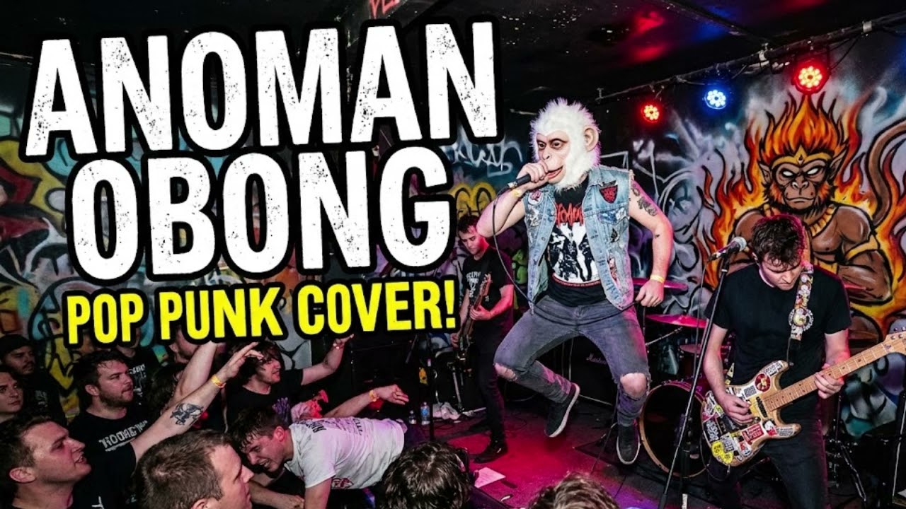 ANOMAN OBONG (Pop Punk Cover) - Enerjik & Cadas! 🤘🛹
