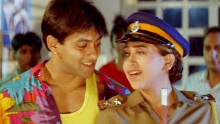 Salman Khan, Krishma Kapoor & Sakti Kapoor's intelligent robbery - Judwaa - Comedy Scene