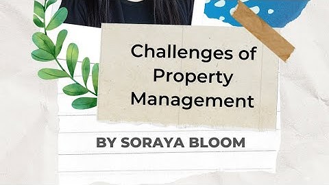 Challenges of Property Management
