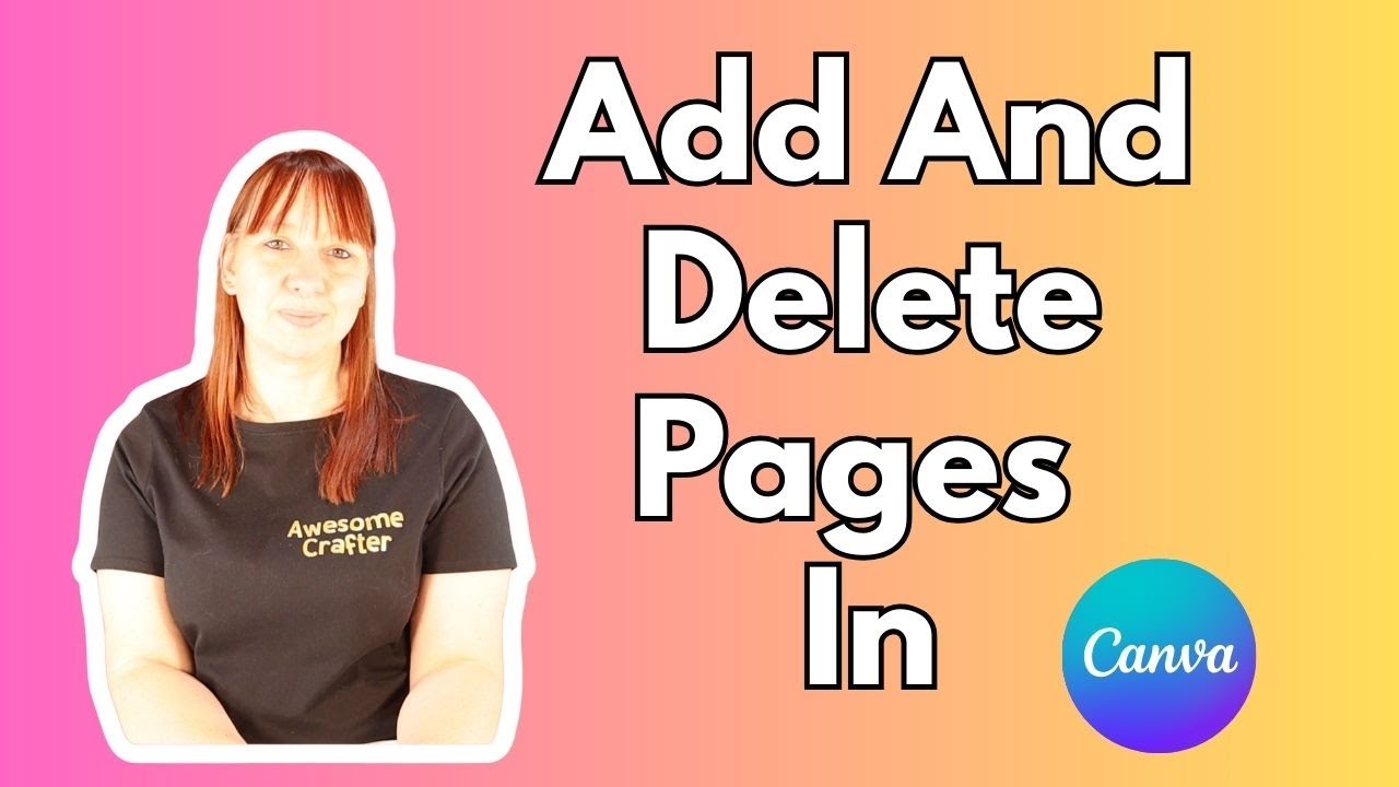 How To Add And Delete Pages In Canva - YouTube