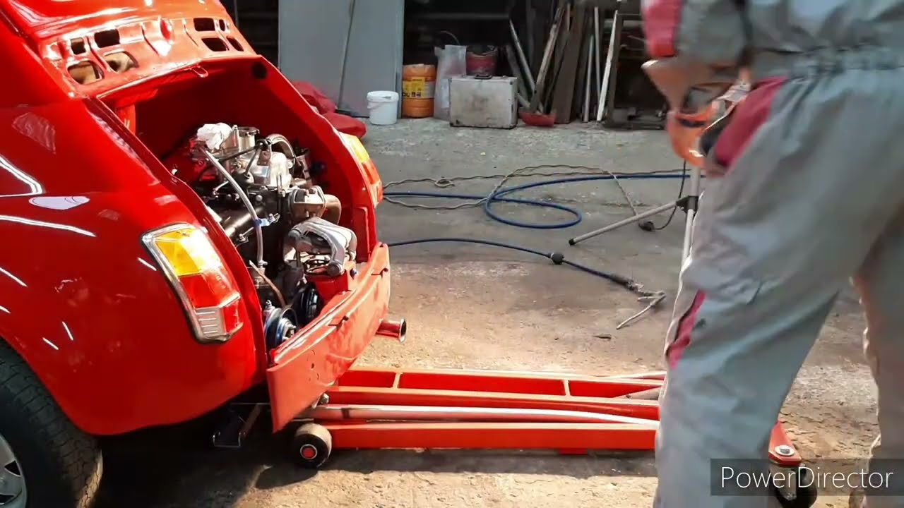 montare il motore della fiat 500 in 4 minuti - YouTube