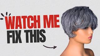 This Amazon Wig Was A Disaster… Watch Me Fix It