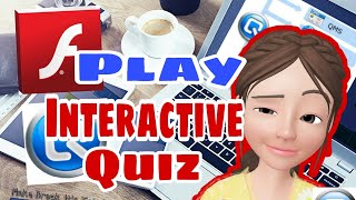 How to play a Quiz made through Wondershare QuizCreator and viewed through Adobe Flashplayer?