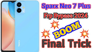 Sparx Neo 7 / 7 Plus Frp bypass 2024 | Sparx Neo 7 plus frp bypass