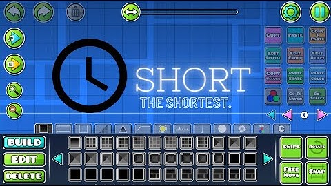 Geometry Dash | The SHORTEST levels of EACH DIFFICULTY