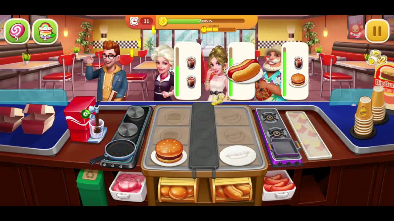 Cooking Hot World Wide Restaurant Cooking Games Double Level 16 20 Android Gameplay Youtube Restaurant Game Game Cafe Cooking Games