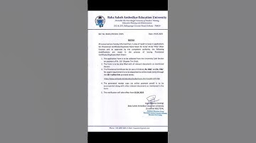 BSAEU notice on provisional certificate #bsaeu #bed2ndyearexam #bed2024