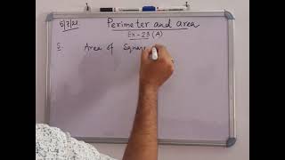 PERIMETER AND AREA-Class 6- Ex. 23 A-Part 1