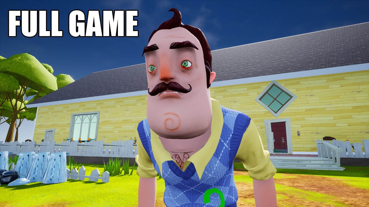 Yellow Neighbor Hello Neighbor - Hello Yellow | Full Game Walkthrough - YouTube