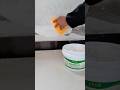 Smoothing and Repairing Cracked Concrete Walls Using Wall Putty for a Clean Finish #shorts