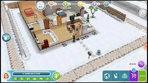 Onde praticar pintura na cidade vizinha The Sims?