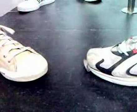 Graham's shoe eaten by Sheldon's monster shoe