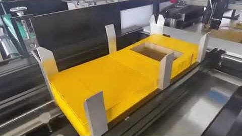 Fully Automatic Collapsible Box Making Line (4 Collapsible Side Wings Making And Assembly)