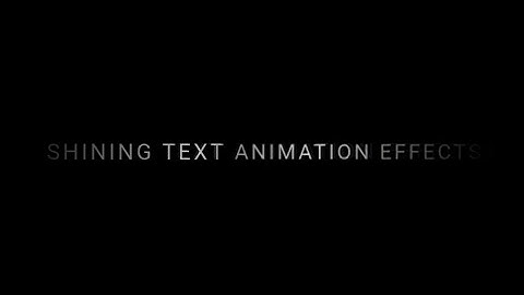 Shining Text Animation Effect | HTML & CSS