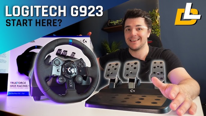 Logitech G923 TRUEFORCE Sim Racing Wheel for PS5/PS4 and PC