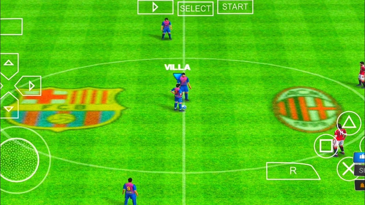 PES 12 | Barcelona Vs AC Milan | eFootball PPSSPP Gameplay 