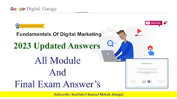 google digital garage exam answers | google digital garage final exam answers | updated 2023
