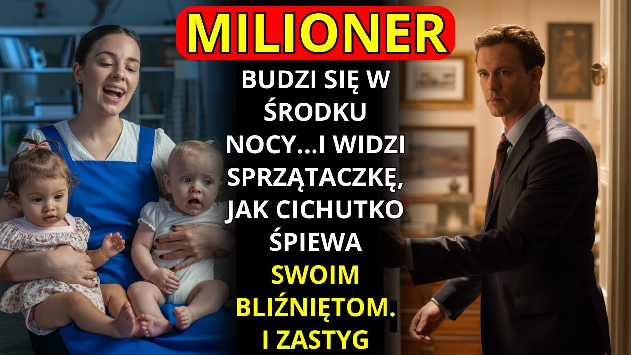 MILIONER BUDZI SIĘ W ŚRODKU NOCY…I WIDZI SPRZĄTACZKĘ, JAK CICHUTKO ŚPIEWA SWOIM BLIŹNIĘTOM. I ZASTYG
