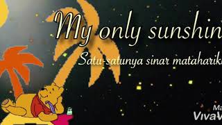 You are my sunshine - 🏝winnie the pooh (lirik dan terjemahan)