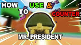 New Mr President Showcase A Bizarre Day Youtube - mr president a bizarre day roblox