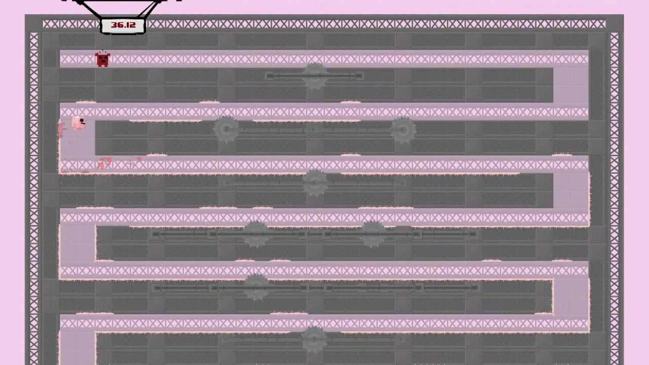 Super Meat Boy - Bandage Girl Last level A+