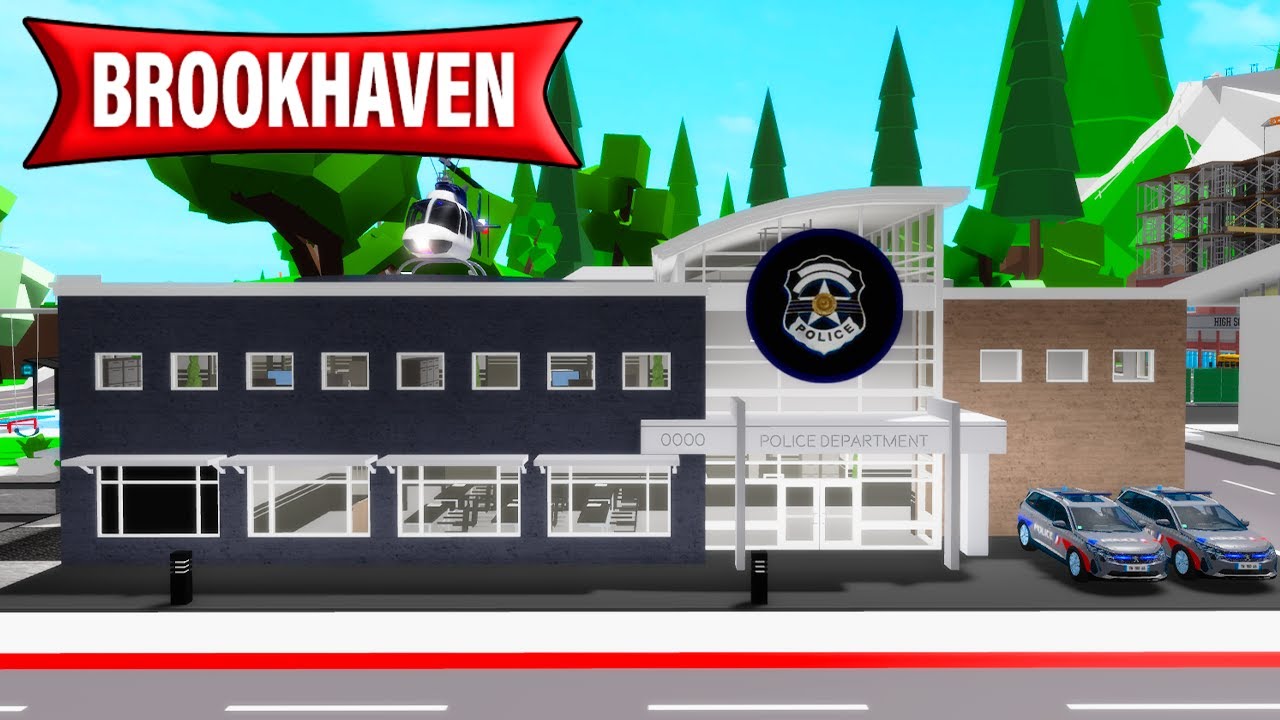 LE NOUVEAU POSTE DE POLICE SUR BROOKHAVEN ROBLOX - YouTube