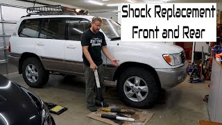 100 Series Land Cruiser Shock Replacement Front and Rear