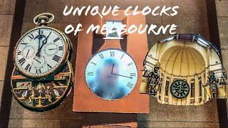 Three of Melbourne&#39;s Iconic Clocks|Grandfather clock|Melbourne Central Clock|Royal Arcade Clock