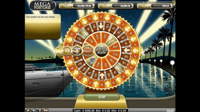 Mega Fortune - the online slot machine with the mega jackpot