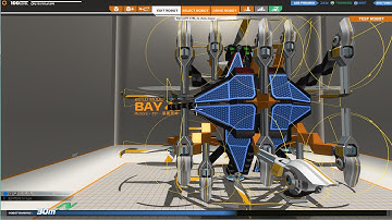 robocraft Introduction Battle SMG Rotor Drone " MEGA Artbot cactus and Immortal shield"