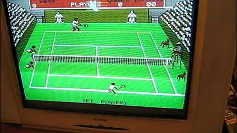 Psion Match Point on Sinclair QL (real hardware)